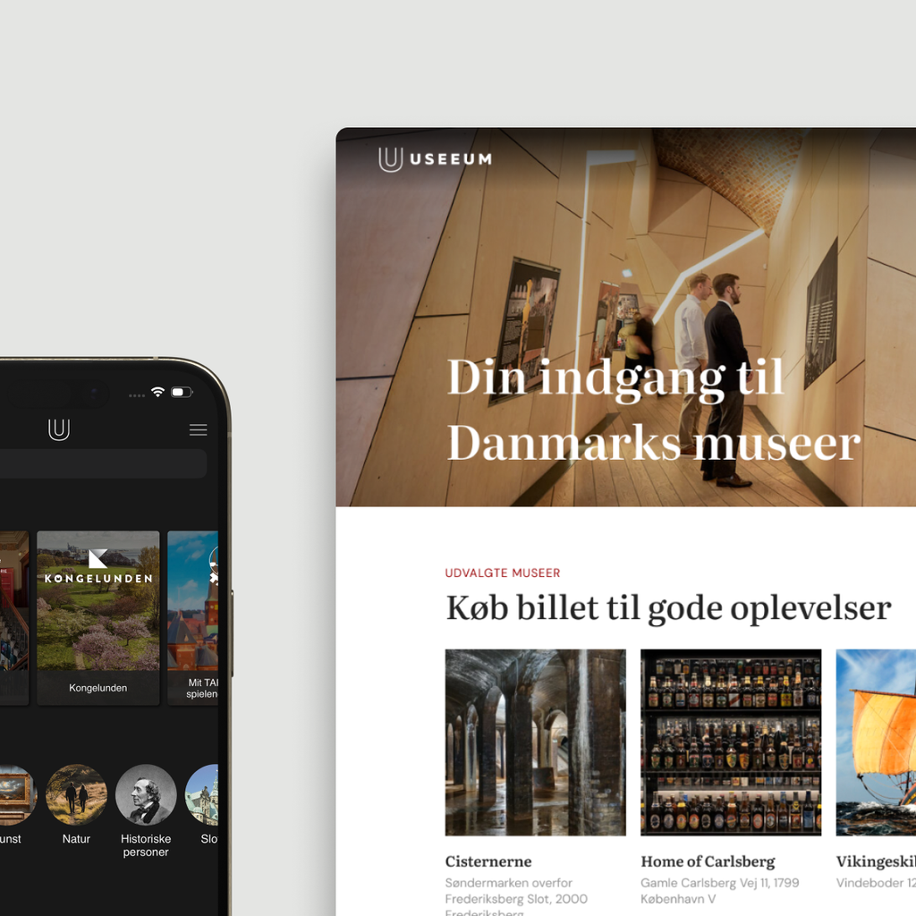 Useeum appen: Museernes samlede platform Useeum appen: Museernes samlede platform