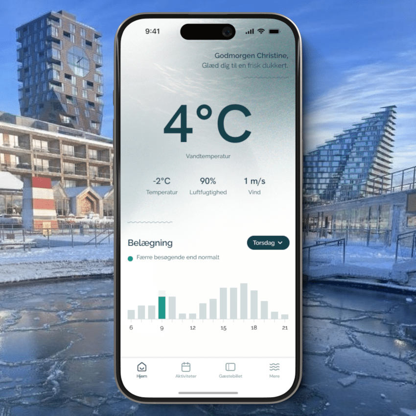 App til forbedret drift i Vinterbadeklub Aarhus Ø