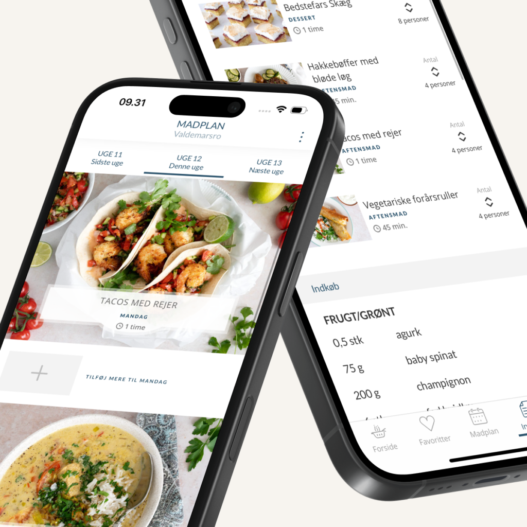 App til Danmarks bedste opskriftunivers