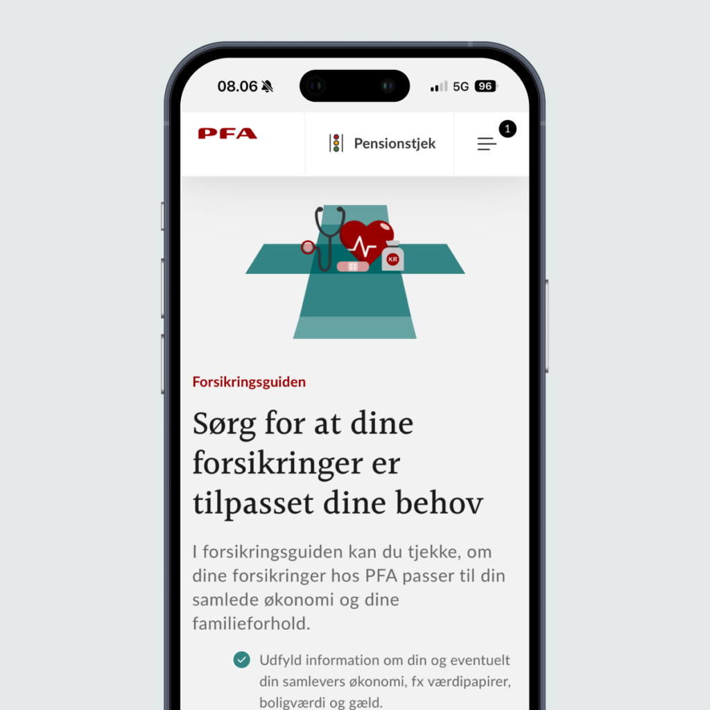 Mit PFA - Overblik og indblik i din pension Mit PFA - Overblik og indblik i din pension